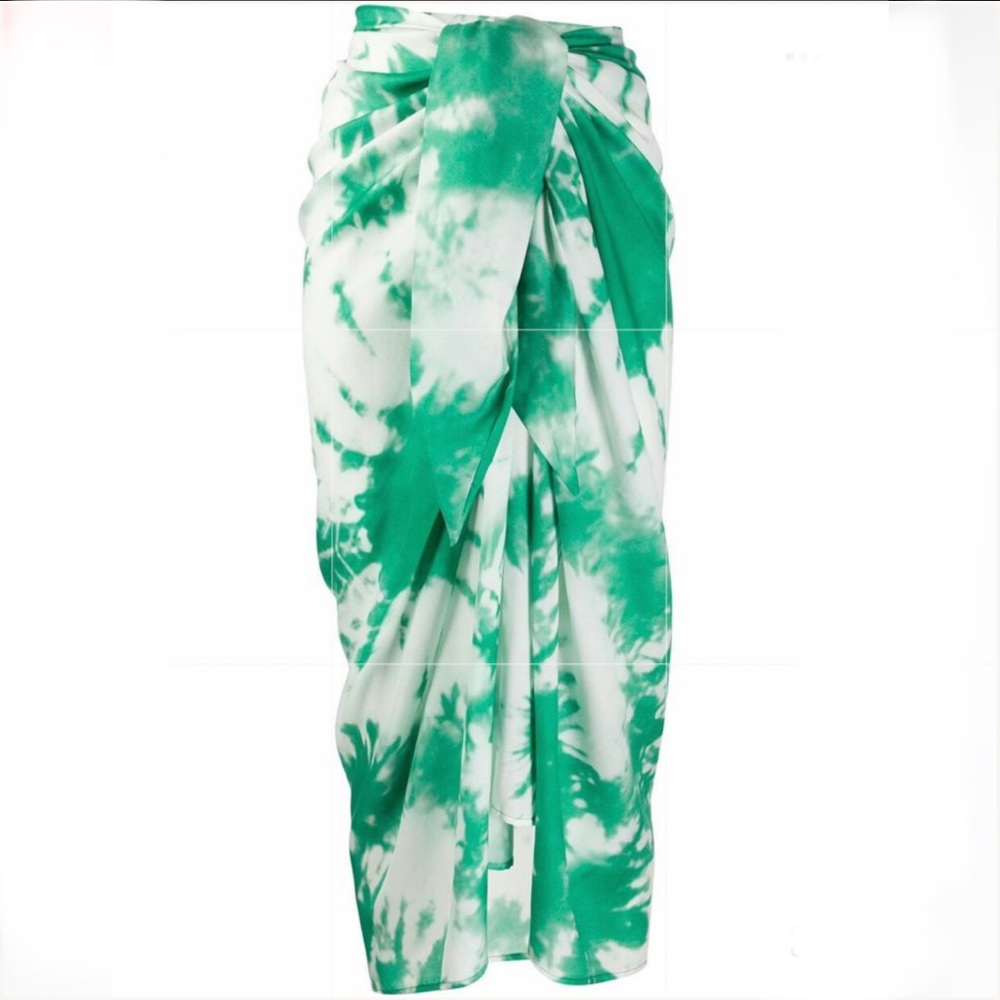 ALANUI Pareo Tie-dye Wrap Skirt - Picture 1 of 9
